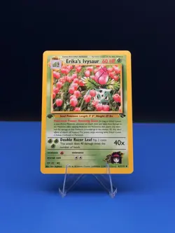 2000 Pokemon Gym Challenge 1st Edition Erika's Ivysaur #41/132 - NM - Image 1