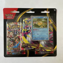 Pokemon Mega Evolution 3 Pack Blister - Psyduck New & Sealed (3 packs) B - Image 1