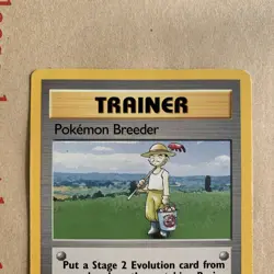 Pokemon TCG Pokemon Breeder Base Set 76/102 MP - Image 3