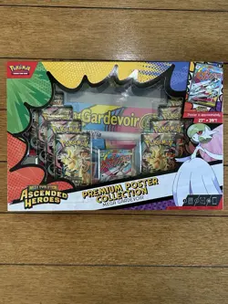 Pokemon Tcg Ascended Heroes Premium Poster Collection Set Lucario & Gardevoir 🔥 - Image 3