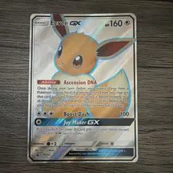 Pokemon Eevee GX SM242 Sm Full Art Promo Holo English 160 HP - Image 1