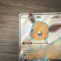 Pokemon Eevee GX SM242 Sm Full Art Promo Holo English 160 HP - Image 4