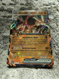 Pokemon Karte | Geowaz EX 076/165 | Deutsch | Boosterfrisch | Near Mint | 151 - Image 1