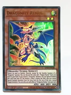 Dragunity Remus - GFTP-EN038 - Ultra Rare - 1st Edition Yugioh - Image 1