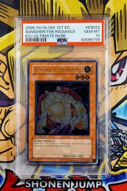 Yu-Gi-Oh! BANISHER OF THE RADIANCE 1st Ed EOJ-EN022 Ultimate Rare GEM MINT - Image 1