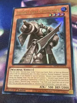 Yu-Gi-Oh! TCG Ancient Gear Commander MP25-EN179 Ultra Rare Yugioh NM/M - Image 2