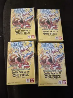 One Piece TCG OP-15 Kami’s Island Double Pack: 4 Sealed Packs - Image 1