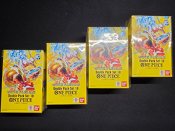 Lot of 4 One Piece Double Pack Set Vol.10 OP15-EB04 Adventure on Kami’s Island - Image 1