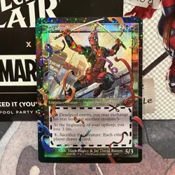 MTG Deadpool, Trading Card 🎉 Confetti Pool Party Foil - SLD Bonus Card 7129 - Image 1