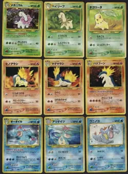 Pokemon Neo Premium File 1 Promo Folder 9 Card Set Japanese - Image 1