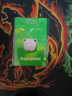 Pokemon - Sleeping Jigglypuff - Cracked Ice Holo - Card Database Attacks 2 - NM - Image 1