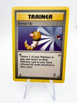 Scoop Up 107/130 Base Set 2 Trainer Pokemon TCG NM/LP - Image 1