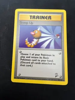 Scoop Up 107/130 Base Set 2 Trainer Pokemon TCG NM/LP - Image 3