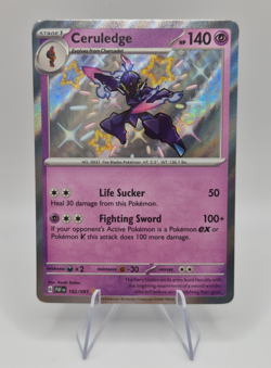 Pokemon Ceruledge 162/091 SV: Paldean Fates Shiny Rare Holo - Image 1
