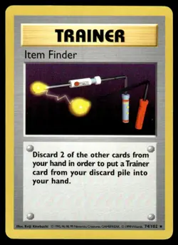 Item Finder #74 - Rare - Pokemon Base Set WOTC - NM - Image 1