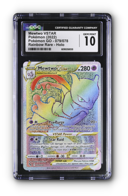 POKEMON 2022 Mewtwo VSTAR 079/078 Pokemon GO Holo - CGC 10 - Image 1