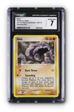 POKEMON 2004 Onix 42/112 FireRed & LeafGreen Reverse Holo - CGC 7 - Image 1