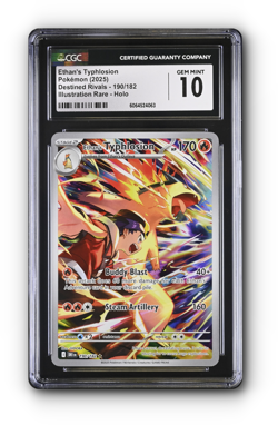POKEMON 2025 Ethan's Typhlosion 190/182 Destined Rivals Holo -- CGC 10 - Image 1