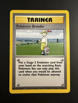 Pokemon Breeder 076/102 Base Set Regular - Image 1
