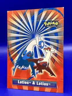 2003 Topps Pokemon Advanced Pop-ups Latios & Latias #7 RARE Love Birds MP - Image 2