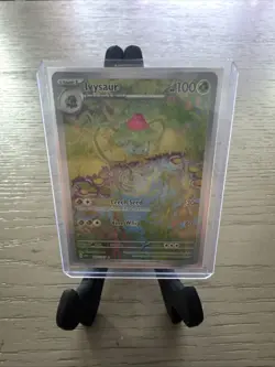 Pokemon Ivysaur 167/165 Illustration Rare Full Art Holo Scarlet & Violet 151 - Image 1