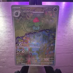 Pokemon Ivysaur 167/165 Illustration Rare Full Art Holo Scarlet & Violet 151 - Image 2