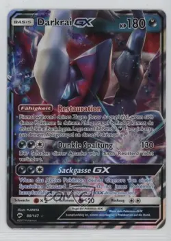 Darkrai GX German Pokemon Sun & Moon Burning Shadows #88 - Image 1