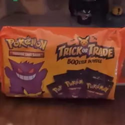 Pokemon Trick or Trade BOOster Bundle Booster TCG 40 Packs - Image 1