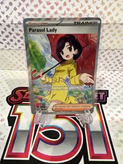 Pokemon TCG Parasol Lady Paradox Rift 238/182 Holo Ultra Rare NM/M - Image 1