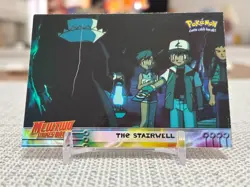 1999 Movie (Mewtwo Strikes Back) #19 (The Stairwell) Blue Foil LP - Scratch - Image 1