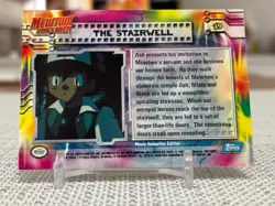 1999 Movie (Mewtwo Strikes Back) #19 (The Stairwell) Blue Foil LP - Scratch - Image 2