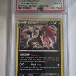 Zoroark 91/162 Breakthrough Holo Rare Cosmos English PSA Graded Pokemon TCG - Image 1