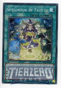 Yugioh Spellbook of Fate MAZE-EN059 Super Rare 1st Edition Near Mint - Image 1
