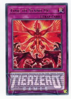 Yugioh Time to Stand Up MAZE-EN017 Rare 1st Edition Near Mint - Image 1