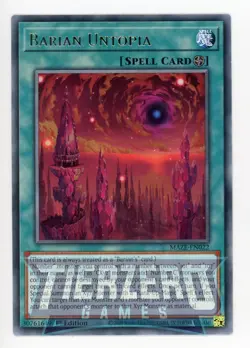 Yugioh Barian Untopia MAZE-EN022 Rare 1st Edition Near Mint - Image 1