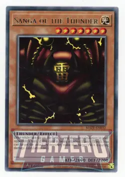 Yugioh Sanga of the Thunder MAZE-EN032 Rare 1st Edition Near Mint - Image 1