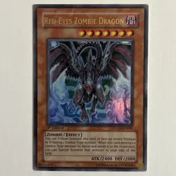 Red-Eyes Zombie Dragon SDZW-EN001 Zombie World 1st Edition Yugioh Tcg HP Single! - Image 1