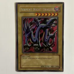 Serpent Night Dragon MRL-103 Secret Rare Magic Ruler 1st Edition Yu-Gi-Oh VLP! - Image 1