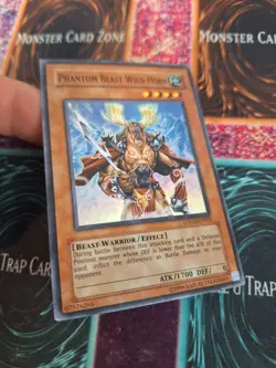 Yugioh Phantom Beast Wild-Horn GX02-EN002 Super Rare Unlimited NM/LP - Image 2