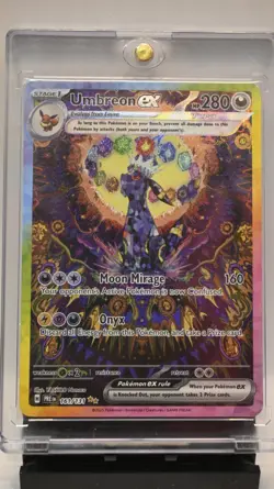 Pokemon TCG Umbreon EX Prismatic Evolutions Card 161/131 SIR Ungraded Near Mint - Image 1