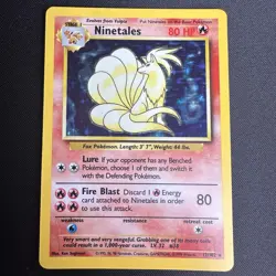 Ninetales - 12/102 - Holo Rare - Base Set Unlimited - Pokemon Card - LP - Image 1