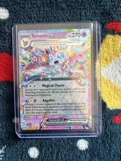 Pokemon EX & Mega Evolution Holo Card Lot - Mewtwo, Sylveon, Mew, 10 Cards - Image 2