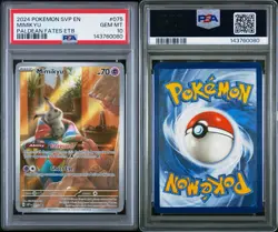 2024 Pokemon—Mimikyu #075 Scarlet & Violet Promo Cards—Black Star Promo PSA 10 - Image 3