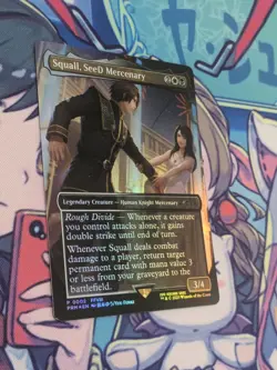 Squall, SeeD Mercenary Standard Showdown Promo Borderless FOIL Final Fantasy NM - Image 2