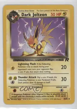 Dark Jolteon Pokemon Team Rocket #38 2000 - Image 1