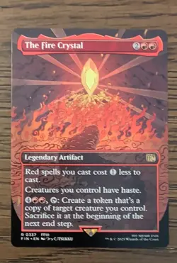 The Fire Crystal (Borderless) Final Fantasy Regular - Image 1
