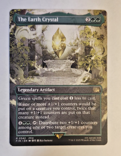 The Earth Crystal (Borderless) Final Fantasy Regular NM - Image 1