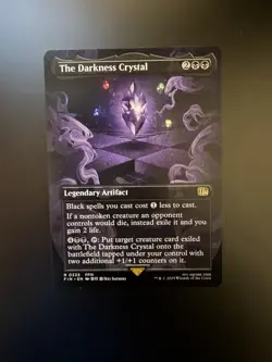 MTG Final Fantasy English The Darkness Crystal Borderless 0335 Non-Foil - Image 1