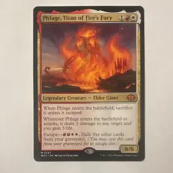 Wizards Phlage, Titan of Fire's Fury Modern Horizons 3 Elder Giant Mythic Red W… - Image 1