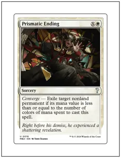 4x Prismatic Ending, White Border, Mystery Booster, Magic MTG NM - Image 1